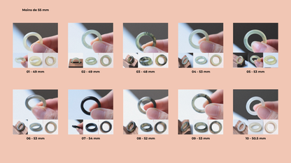 Bagues en jade
