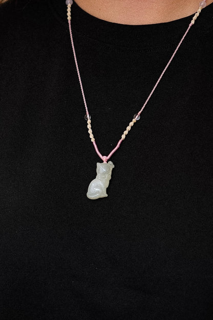 Collier Chat & Papillon
