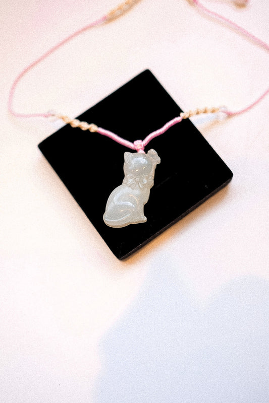 Collier Chat & Papillon